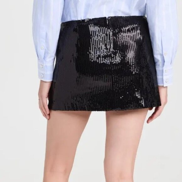 BLANKNYC Black Sequin Party Mini Skirt | NWT Size 30 - Picture 4 of 4